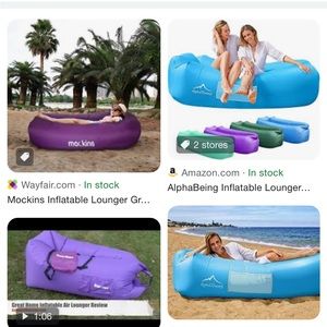 Air filled lounger
